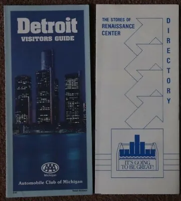 £2.50 • Buy 1987 Detroit Visitors Guide + The Stories Of Renaissance Center