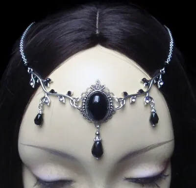 ^v^ Headwear * Dark Elves * Gothic * LARP *circlet * Medieval * Tiara * Wicca * Goddess^v^ • £30.68