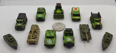 Galoob Vintage Micro Machines Military Lot Of 11 • $44.85