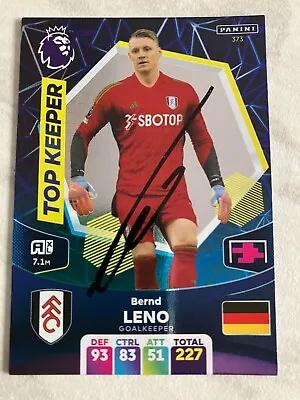 £0.99 • Buy Bernd Leno (Fulham) Hand Signed 2024 Panini XL Adrenalyn Card Rare !