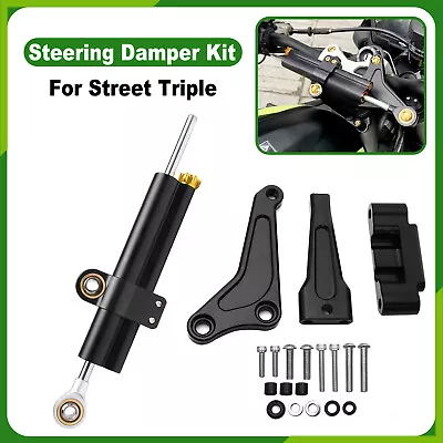 Steering Damper Kit For Triumph Street Triple 765R 765RS Stabilizer Linear Mount • $66.29