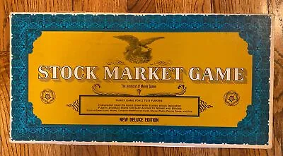 STOCK MARKET GAME NEW DELUXE EDITION 1968 Whitman Western Publishing VTG 4821 • $89