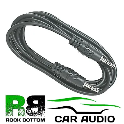 For NISSAN ALMERA TINO MICRA JUKE CUBE 3.5mm Apple MP3 AUX IN Car Lead Cable • £3.95