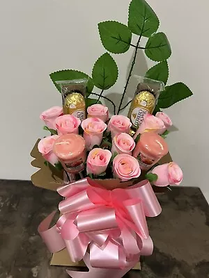 Yankee Candle Ferrero  Rocher  Pink  Silk Rose Chocolate  Bouquet Gift Birthday • £18.95