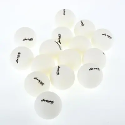 $12.68 • Buy 15/ 30 /60pcs White Table Tennis Balls Training Ping Pong 40mm Large Value Set