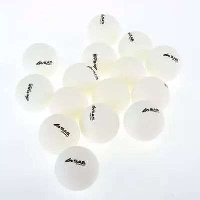 $12.68 • Buy 15/ 30 /60pcs White Table Tennis Balls Training Ping Pong 40mm Large Value Set