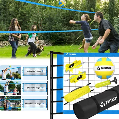 Beach Volleyball Net Professional Team Sports Heavy Duty Set W/ Bag 32' X 3' FT • $71.22