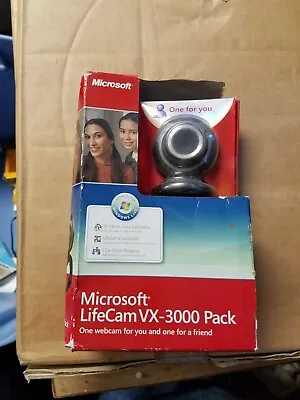 Microsoft LifeCam VX-3000 For Windows Webcam New Old Stock • $34.99