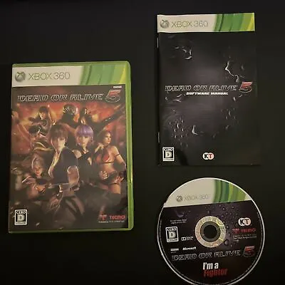 Dead Or Alive 5 - Microsoft XBOX 360 NTSC-J JAPAN Game Complete With Manual • $29.95