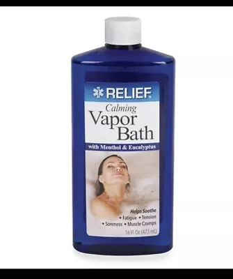 1  Relief Calming Vapor Bath W/ Menthol & Eucalyptus 16 Oz Discontinued • $29.97