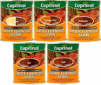 Cuprinol Garden Furniture Stain For Hardwood & Softwood  All Colours- 750ml • £16.99
