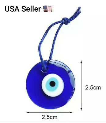 $4.99 • Buy New Fashion Turkish Blue Evil Eye Keychain Lucky Evil Eye Charm Pendant 