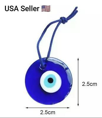 $3.99 • Buy New Fashion Turkish Blue Evil Eye Keychain Lucky Evil Eye Charm Pendant 