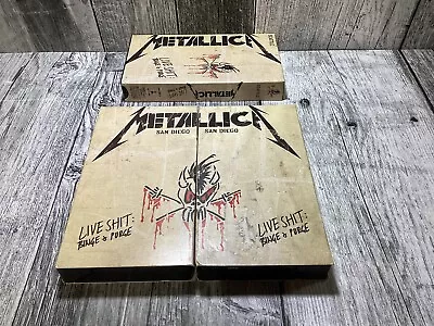 METALLICA SEATTLE Live Shit: Binge & Purge 1&2 VHS Tape Set • $18.11