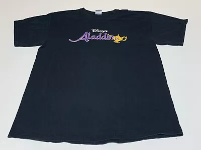 Disney’s Aladdin JR. Musical Black Promo Shirt Adult Size Large • $11.98
