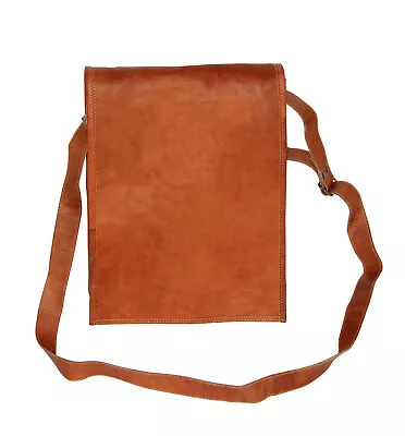 All Men's Vintage Goat Leather Big Sell Messenger Laptop Satchel Shoulder Bag • $60