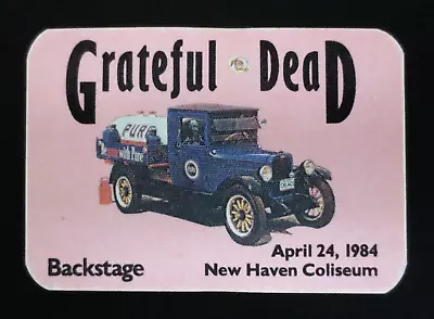 Grateful Dead Backstage Pass New Haven Connecticut 4/24/84 4/24/1984 Milk Truck • $169.99
