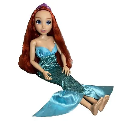 Disney Princess Ariel My Size Doll 32  Tall Play Date Little Mermaid Articulated • $39.94