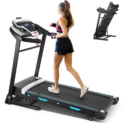 3.25 HP Folding Treadmill With 15% Auto Incline Running Machine For Home Gym New • $465.99