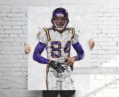 Randy Moss Minnesota Vikings Poster Canvas Football PrintSport Wall Art • $124.20