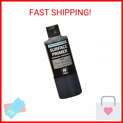 Vallejo Gloss Black Watercolor Primer 200ml Paint • $16.51