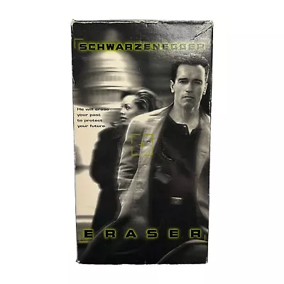 Eraser VHS Tape Movie Arnold Schwarzenegger Action AS IS Untested • $3.20