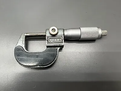 Mitutoyo 193-211 0-1  Outside Friction Micrometer Machinist W Dial - Vgc - Japan • $50