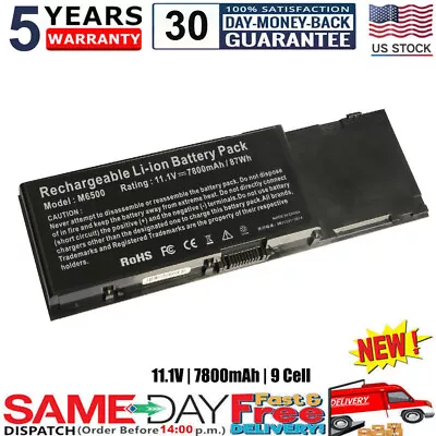 ✅7800mAh Battery For Dell Precision M2400 M4400 M6400 M6500 8M039 C565C 312-0868 • $35.99