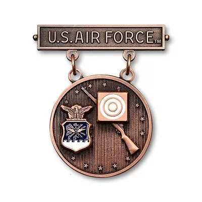 Air Force Elementary Excellence In Competition  Military Rifle Badge Usa Made • $89.99