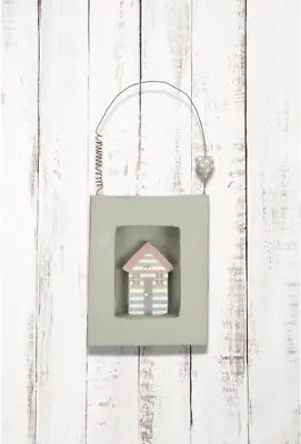 Beach Hut Frame Shabby Chic Wooden House Picture Box  Nautical Wall Decor Gift • £7.99