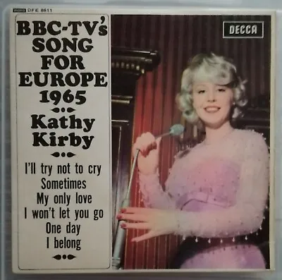 Kathy Kirby EP - BBC-TV's Song For Europe - Superb Condition • £10