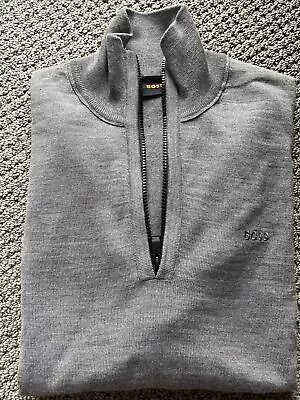 Hugo Boss 1/4 Zip Mens Sweater • $25