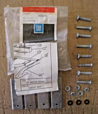 NOS 1980's GM Accessory Ski Rack Adapter Hardware Package Roof OEM Parts 998285 • $0.99