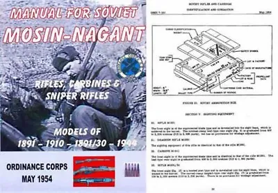 Mosin-Nagant Manual 1954 - US Ordinance Publ. • $14.95