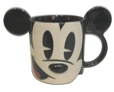 Disney Store Mickey Mouse Coffee Tea Mug 3D With Ears Nose • $8.70