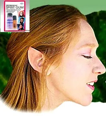 £15.42 • Buy Halloween Costume Ear Tips Elf Fairy Hobbit Spock Mehron Spirit Gum Remover Kit