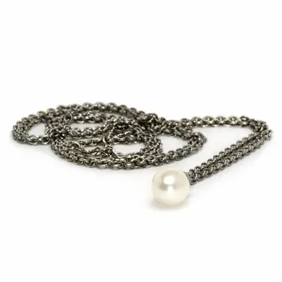 $90 • Buy Trollbeads Fantasy Pearl Necklace 23.6  New