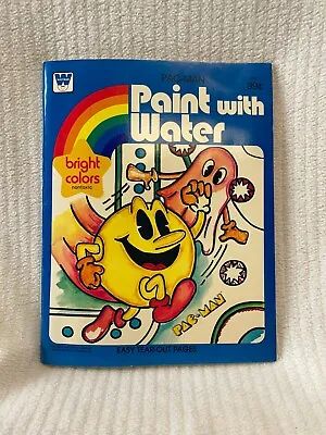 Vintage 1982 Pac Man Paint With Water Color Book(some Pages Missing) • $9.99