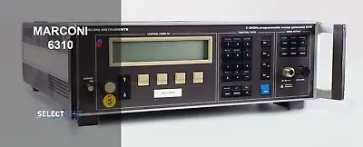 MARCONI 6310 PROGRAMMABLE SWEEP (SIGNAL) GENERATOR 2-20 GHz **LOOK** (REF: 144G) • $599