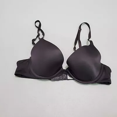 Victoria Secret Women Bra 34B Gray Biofit Demi Uplift Underwire Smooth • $15.11