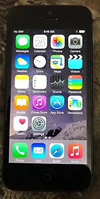 IPhone 5 16GB Black (Carrier ?) A1429 Fast Ship GSM Fast Ship Good Used Blemish • $27.80