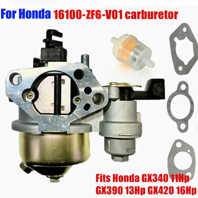 Carburetor Fits Honda GX340 11Hp GX390 13HP GX420 16HP Engines • £10.49