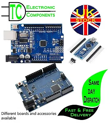 £1.99 • Buy Compatible With Arduino Uno/Leonardo/Pro-mini/Nano ATMEGA328 Development Boards 