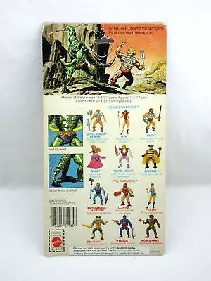 MOTUVintageWHIPLASH CARD BACKMasters Of The UniverseOriginalHe Man • $12.50