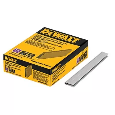 DEWALT 3/4 In. X 7/32 In. 18-Gauge Glue Collated Narrow Crown Staples (5000 Per • $15.50