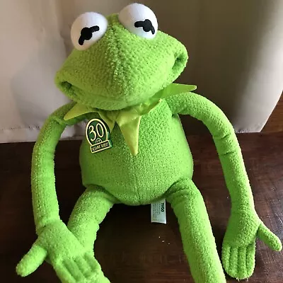 1999 18  Magic Talking Kermit The Frog Sesame Street 30th Anniversary Plush Doll • $27.99