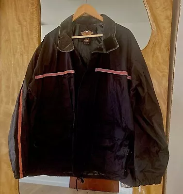 Harley Davidson Bike Rain Waterproof Jacket Windbreaker  M-L • $120