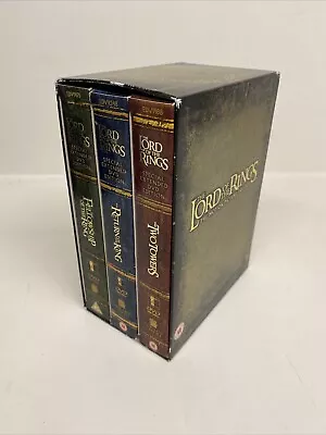 Lord Of The Rings Trilogy Extended Versions DVD Box Set Special Edition • £19.99