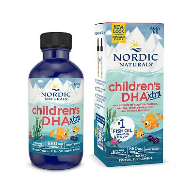 Nordic Naturals Children's DHA Xtra - Concentrated Omega-3 For Kids Berry 2 Oz • $27.16