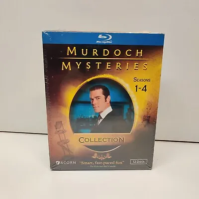 MURDOCH MYSTERIES COLLECTION: SEASONS 1-4 BLU-RAY New DVDs Acorn TV Series • $59.95